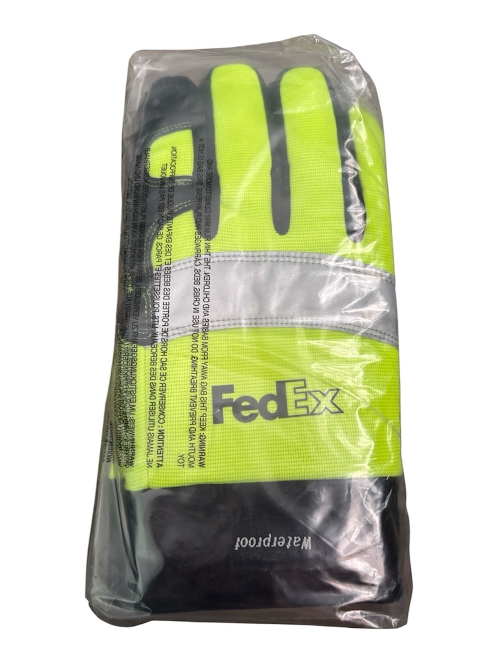 FedEx 3M Thinsulated Hi-Visibility Trucker Work Gloves Reflective NWT Size XL